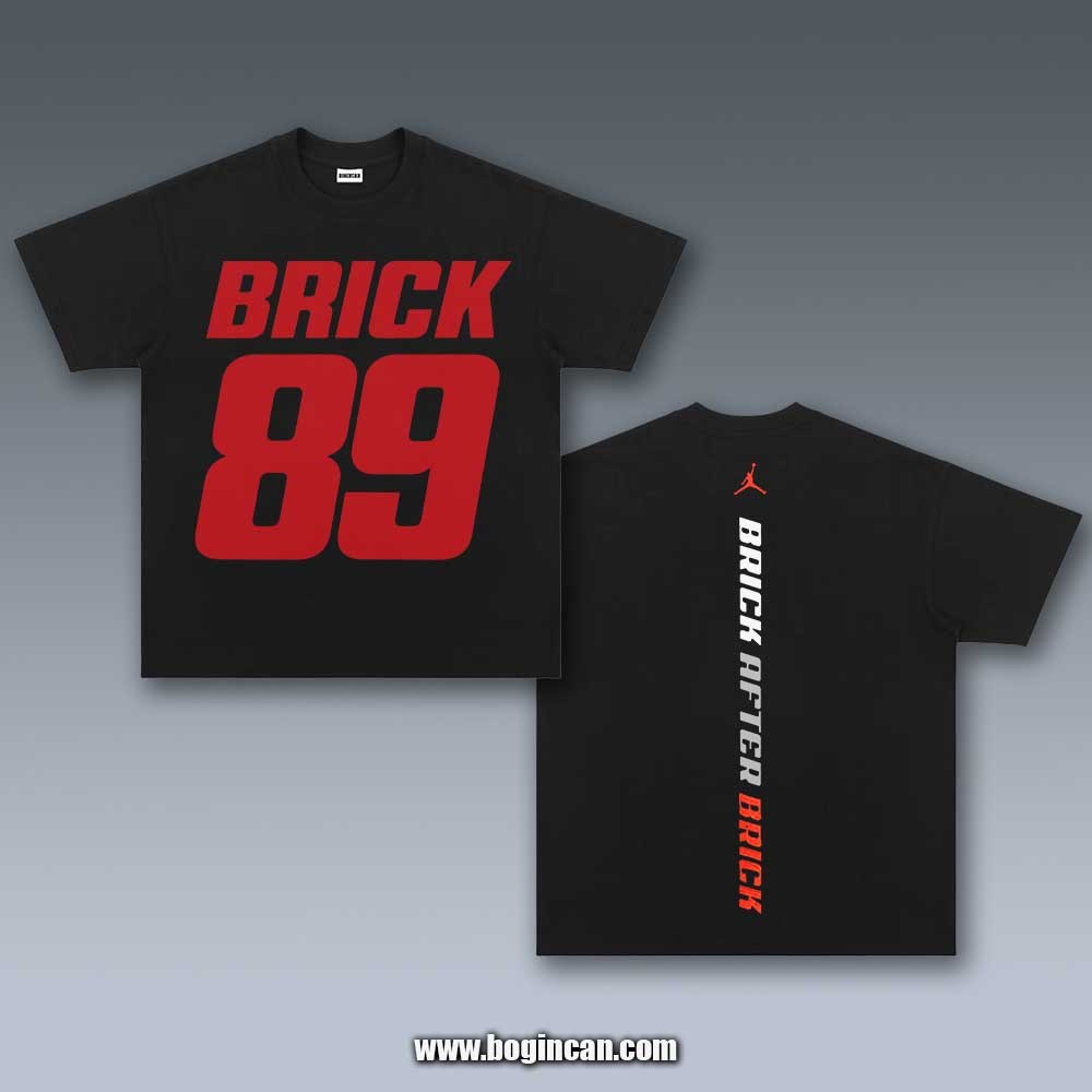 Brick After Brick Motivational Graphic T Shirt Vintage Style Cotton Unisex Tee