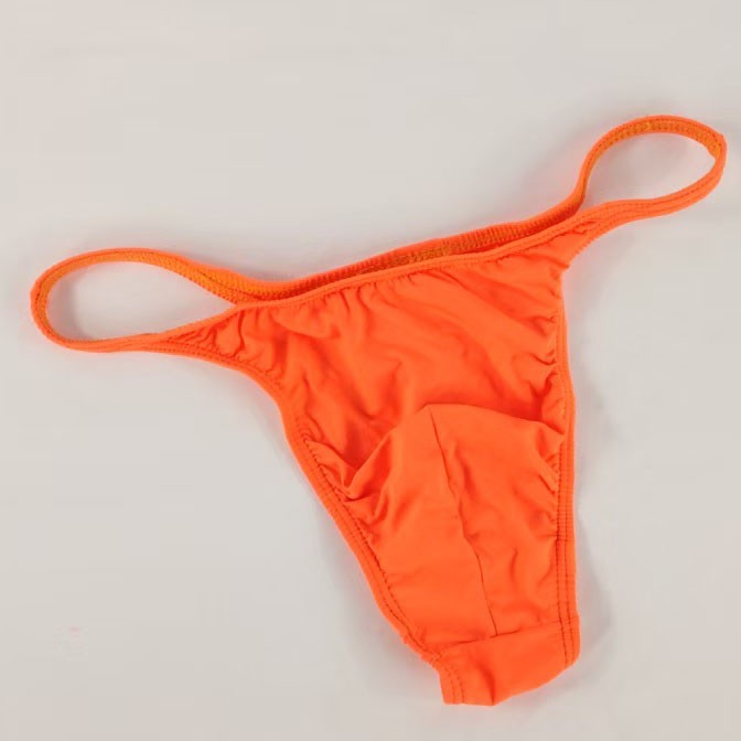 K277 G2772 Mens String Thong Narrow waist Soft Smooth Silky Thin Nylon/spandex