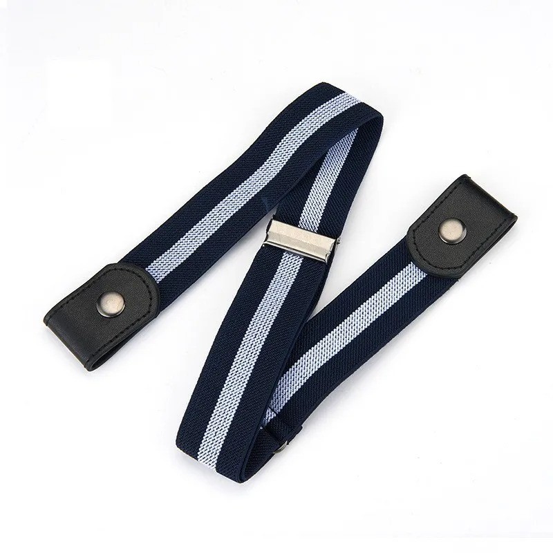 No Buckle Elastic Belt Invisible Stretch Waist Belt for Jeans Pants Unisex