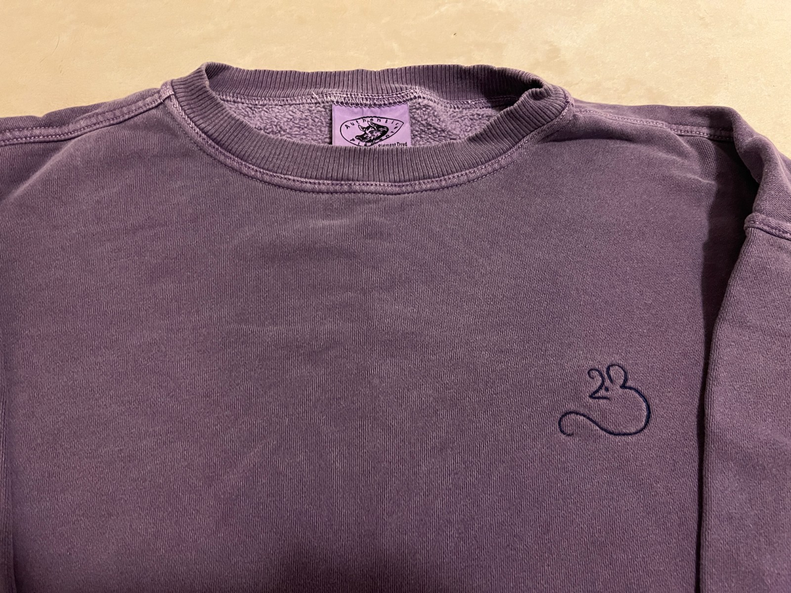 Vintage Sweatshirt Authentic Pigment Madagascar 100 percent Ringspun Cotton XXL