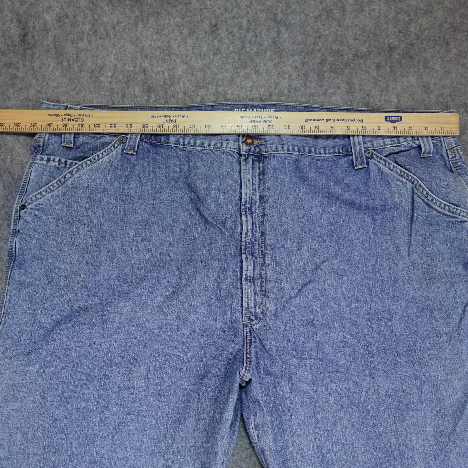 Levis Carpenter Jeans Mens 54×30 Blue Denim Pants Loose Fit Baggy Signature Y2K