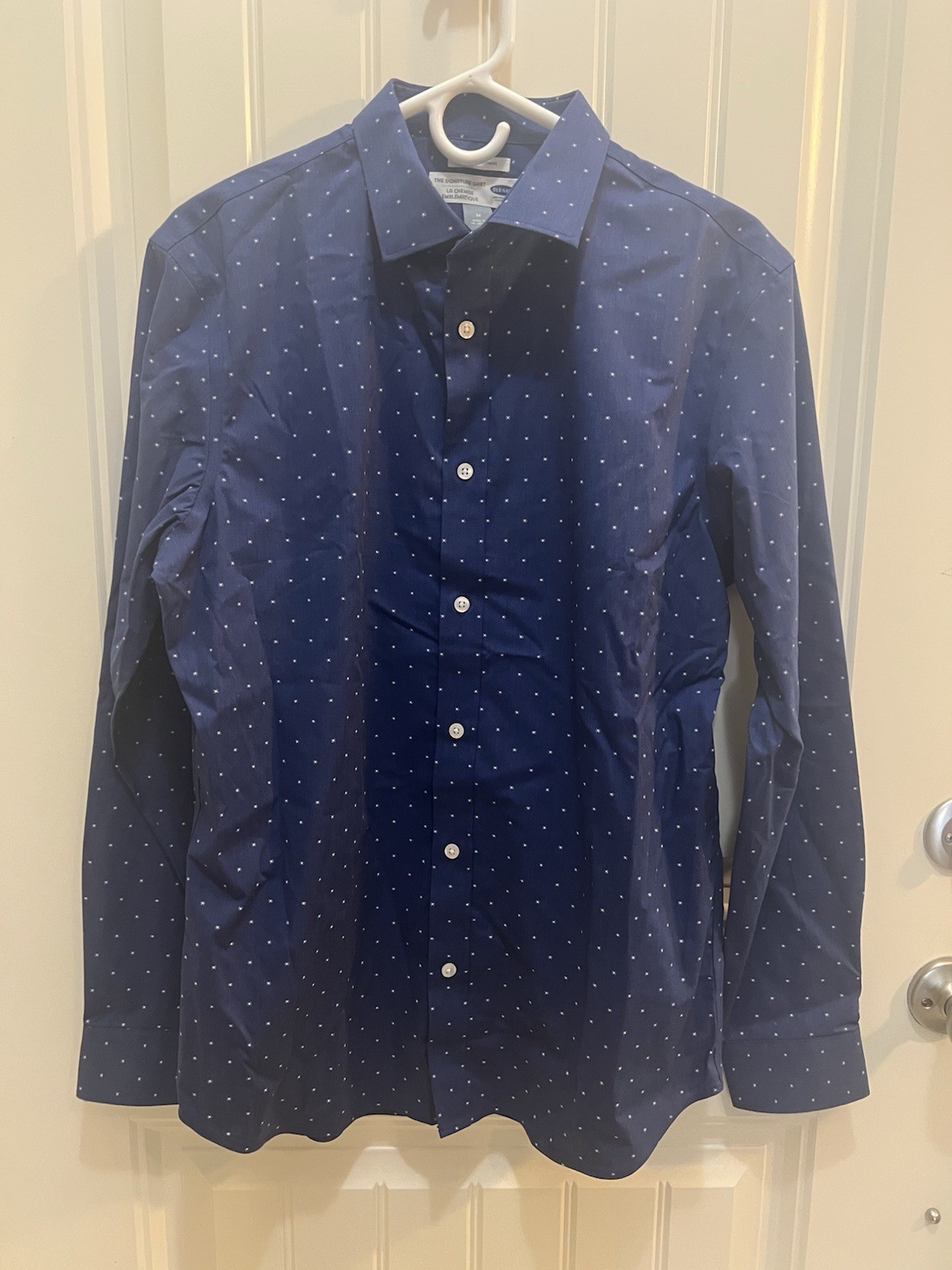 Old Navy Signature Shirt Non Iron Slim Fit NWT M