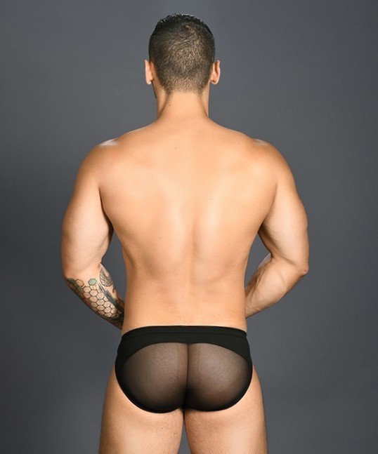 Andrew Christian Arch Brief: Black – 91018 – Medium, Large & X-Large