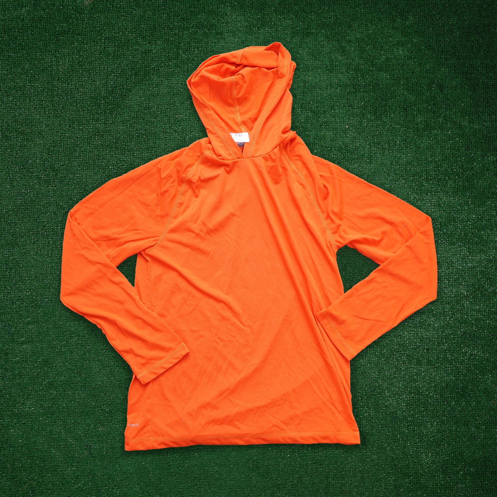 Adidas Men’s Orange Ultimate Climalite Hooded T-Shirt