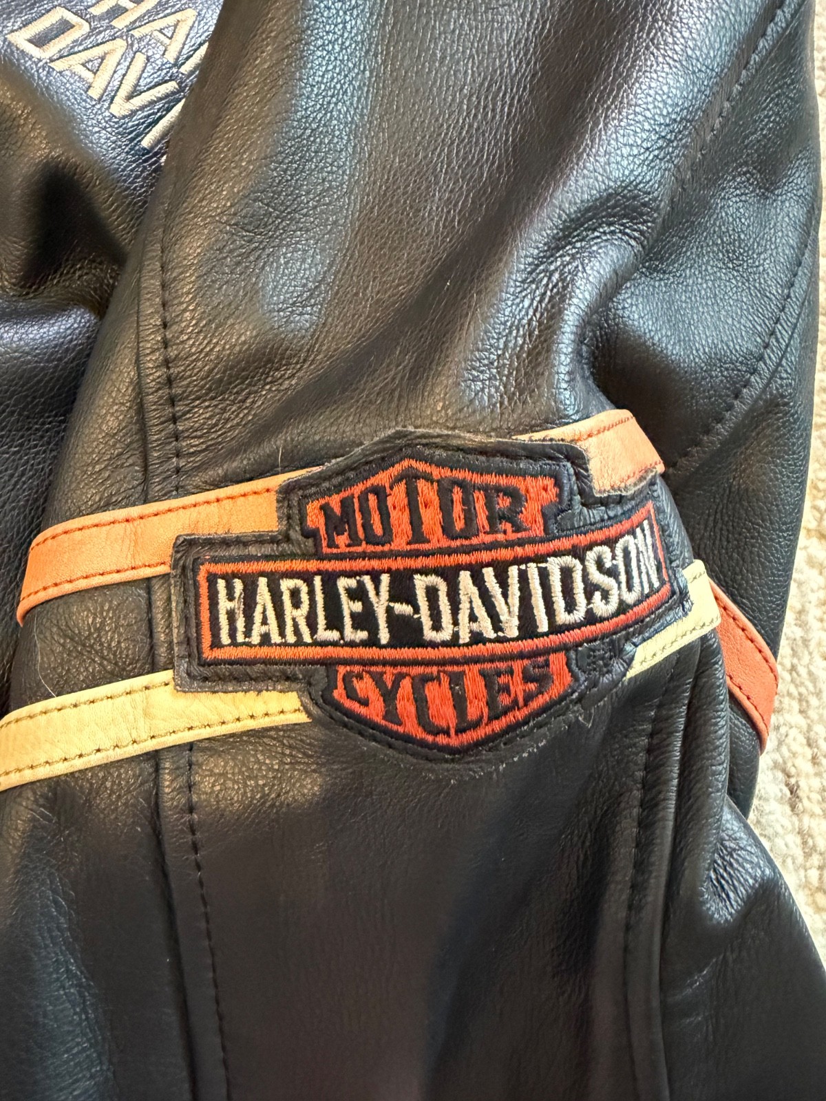 GENUINE Harley Davidson Leather Jacket 2XL