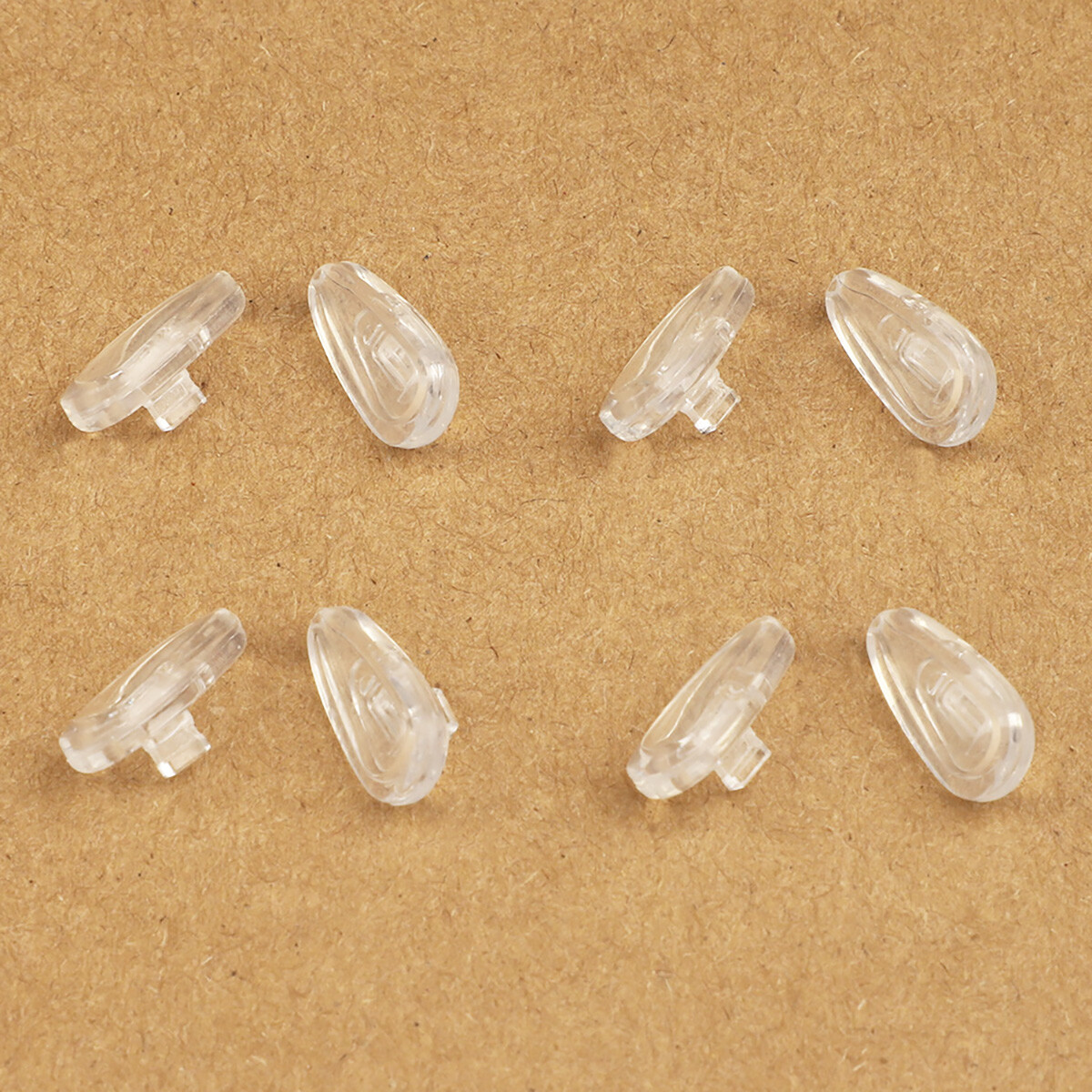 4 Pairs Clear Replacement Nose Pads Piece for Oakley Cognitive OX8162 Eyeglasses