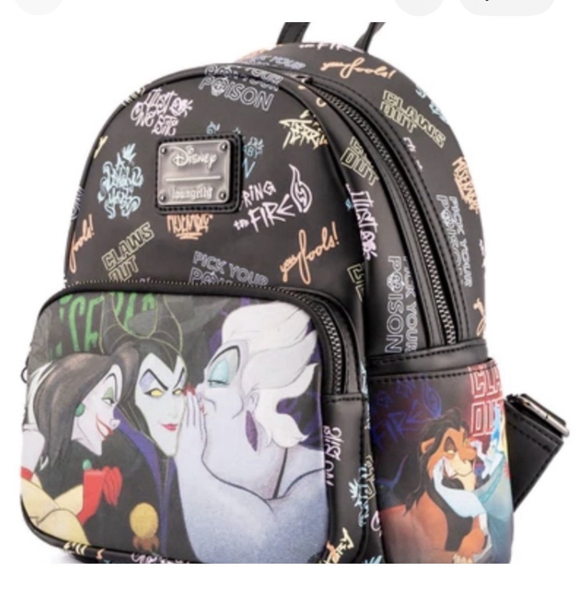 Disney Loungefly Villains Gossip Backpack New with Tags