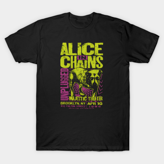 Vintage Alice In Chains T-Shirt Retro 90s Alternative Metal Band Fan Merch Tee