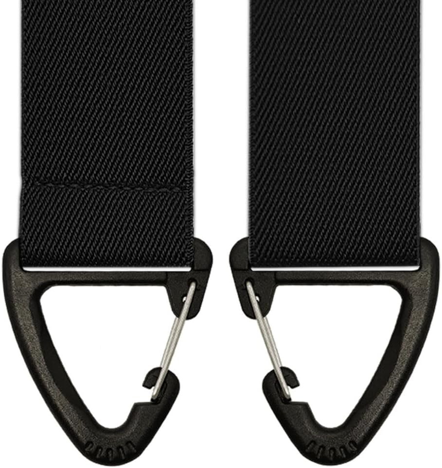 1.5 In Y Belt Loop Suspenders for Unisex Under Clothing with 3 Hooks.