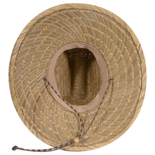 170-1325 OTTO CAP Straw Lifeguard Hat w/Adjustable Cord