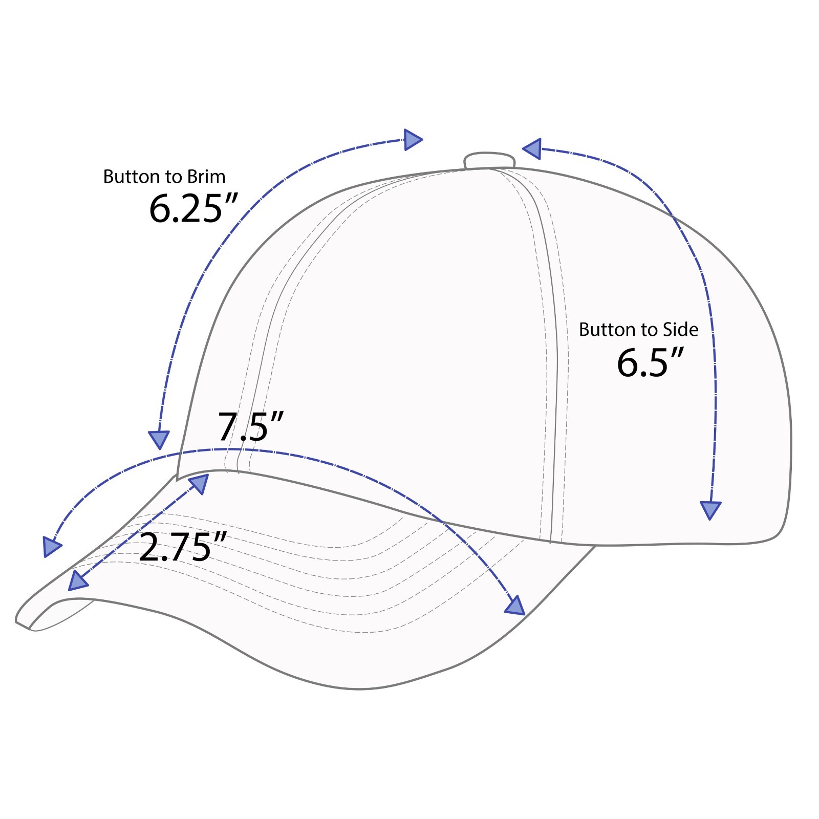 100% Cotton Cap Canvas 6-Panel Low-Profile Adjustable Dad baseball hat 1485