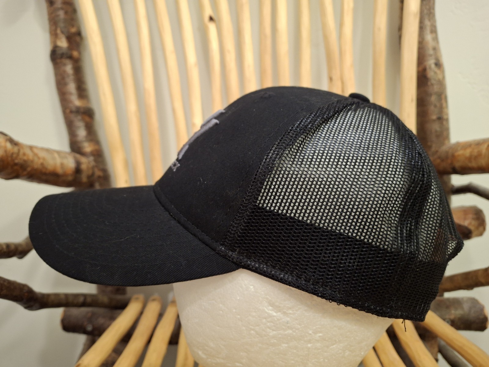 VORTEX Hat Snapback Cap Mesh Back Black NWOT Genuine