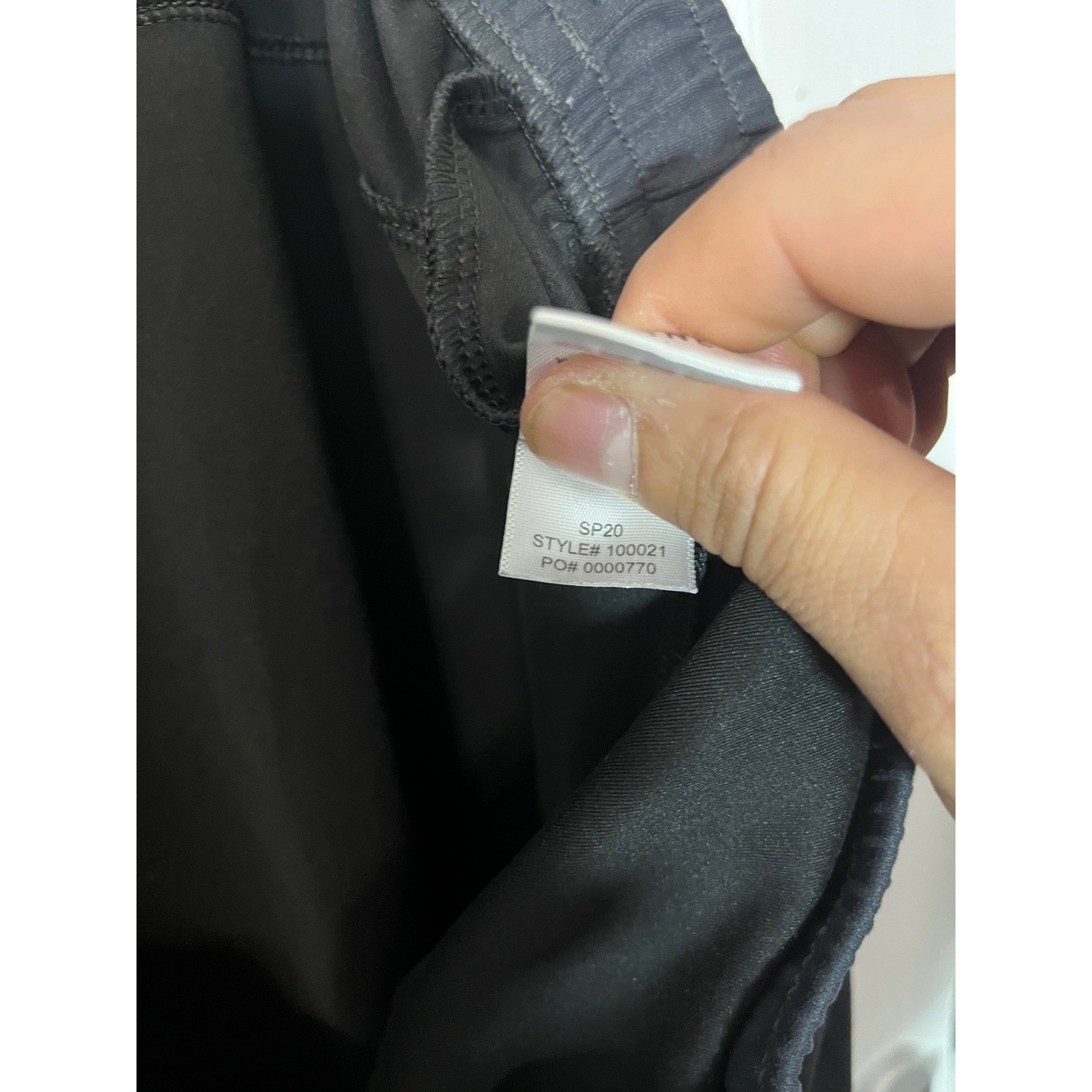 Rhone Spar Tactel Jogger Pants Dark Grey Nylon Polyester Blend XXL TTG