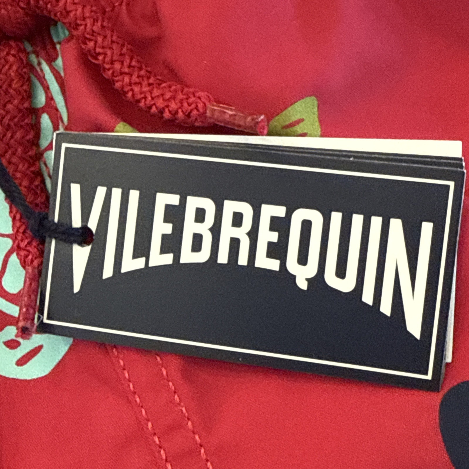 Vilebrequin Boys Jim Turtle Printed Swim Trunks Size 4 Bourgogne Jim C3B36 NEW