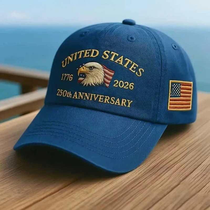United States 250th Anniversary Baseball Cap – 3D Embroidered Hat*****