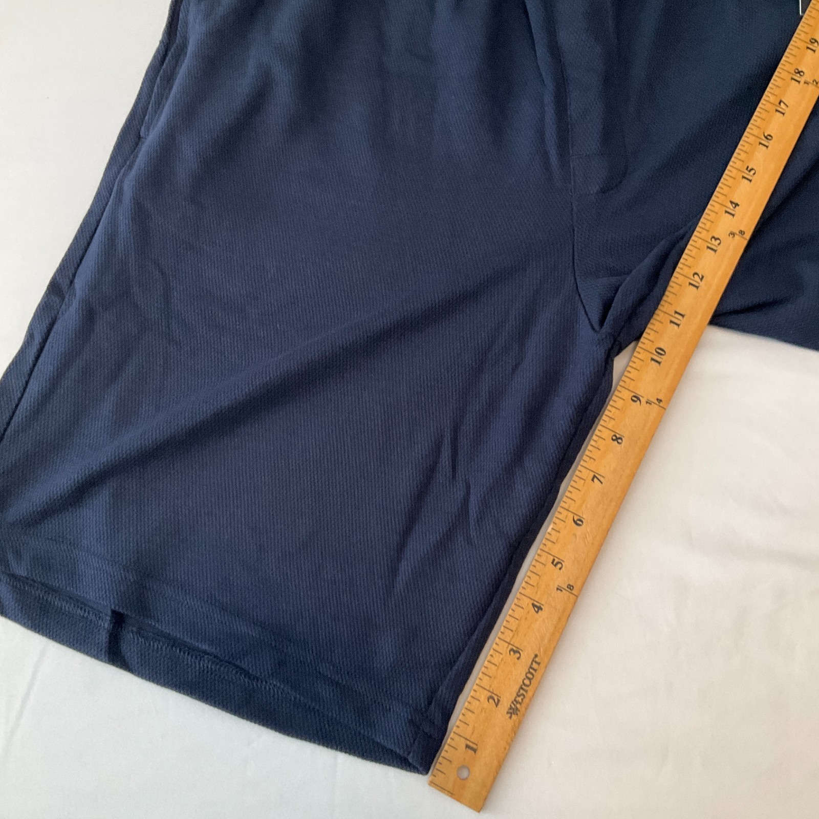 Tommy Hilfiger Shorts Mens Size L Blue Stretch Pockets Drawstring Sleepwear