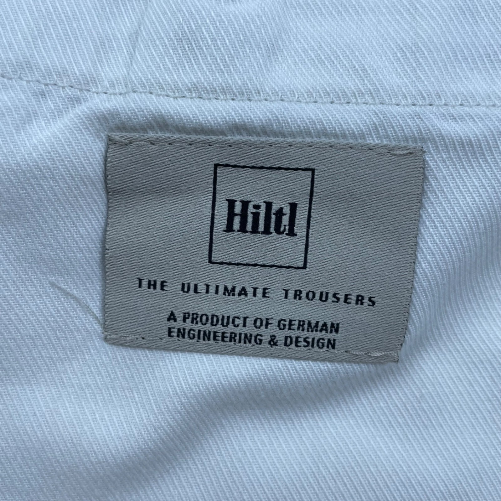 Hiltl Men’s Cotton Stretch Flat Front Dress Pants Light Khaki/Tan • 40×28