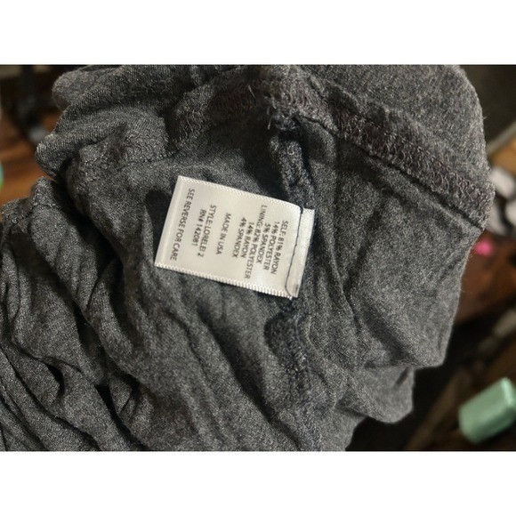Altard State Gray White Stripe Open Back Swing Top Small USA
