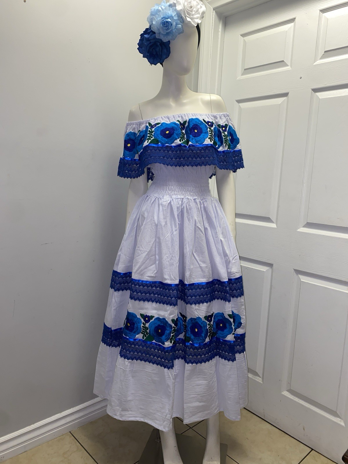EL SALVADOR DRESS, HONDURAS DRESS, VESTIDO BORDADO, NICARAGUA DRESS,
