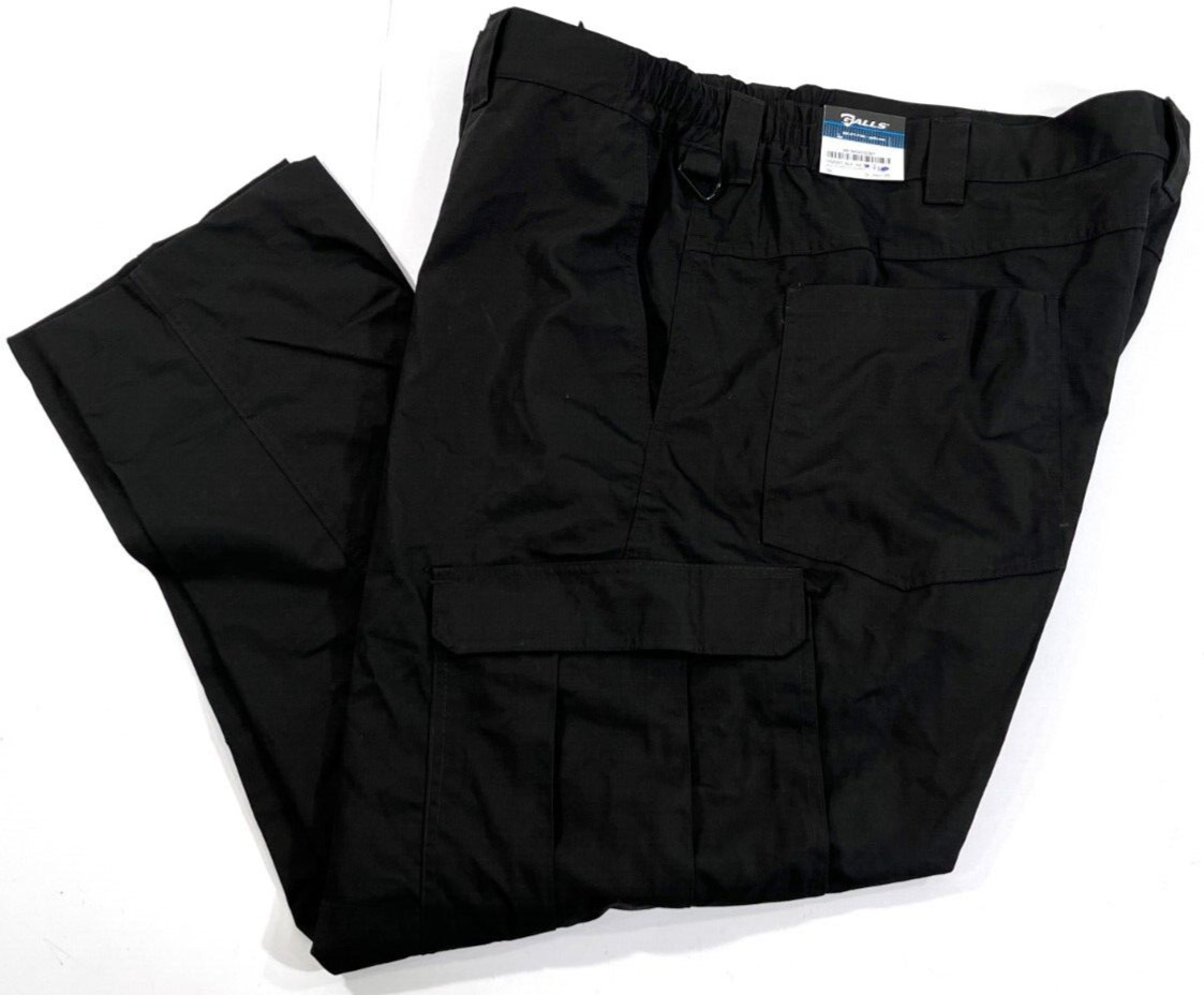 NWT MENS 34×30 GALLS PRO TAC FORCE RIPSTOP TACTICAL CARGO PANTS TR2597 BLACK