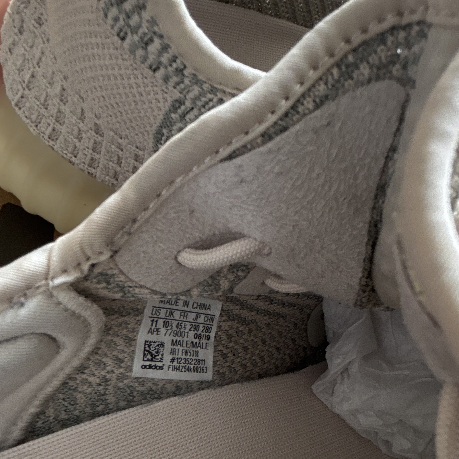 adidas Yeezy Boost 350 V2 Citrin Reflective FW5318 Men’s Primeknit Gray