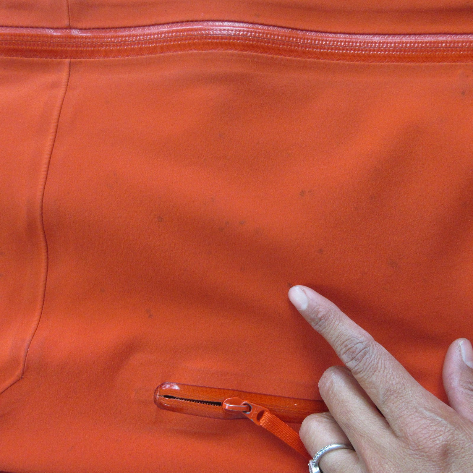 Arc’teryx Jacket Mens Medium Orange Hooded Full Zip Softshell Ski Outdoor