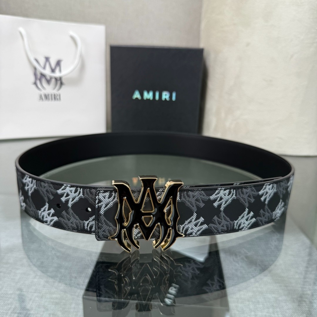AMIRI’s Latest Viral Hit: Reversible Cowhide Leather Belt (3.8 cm Width)