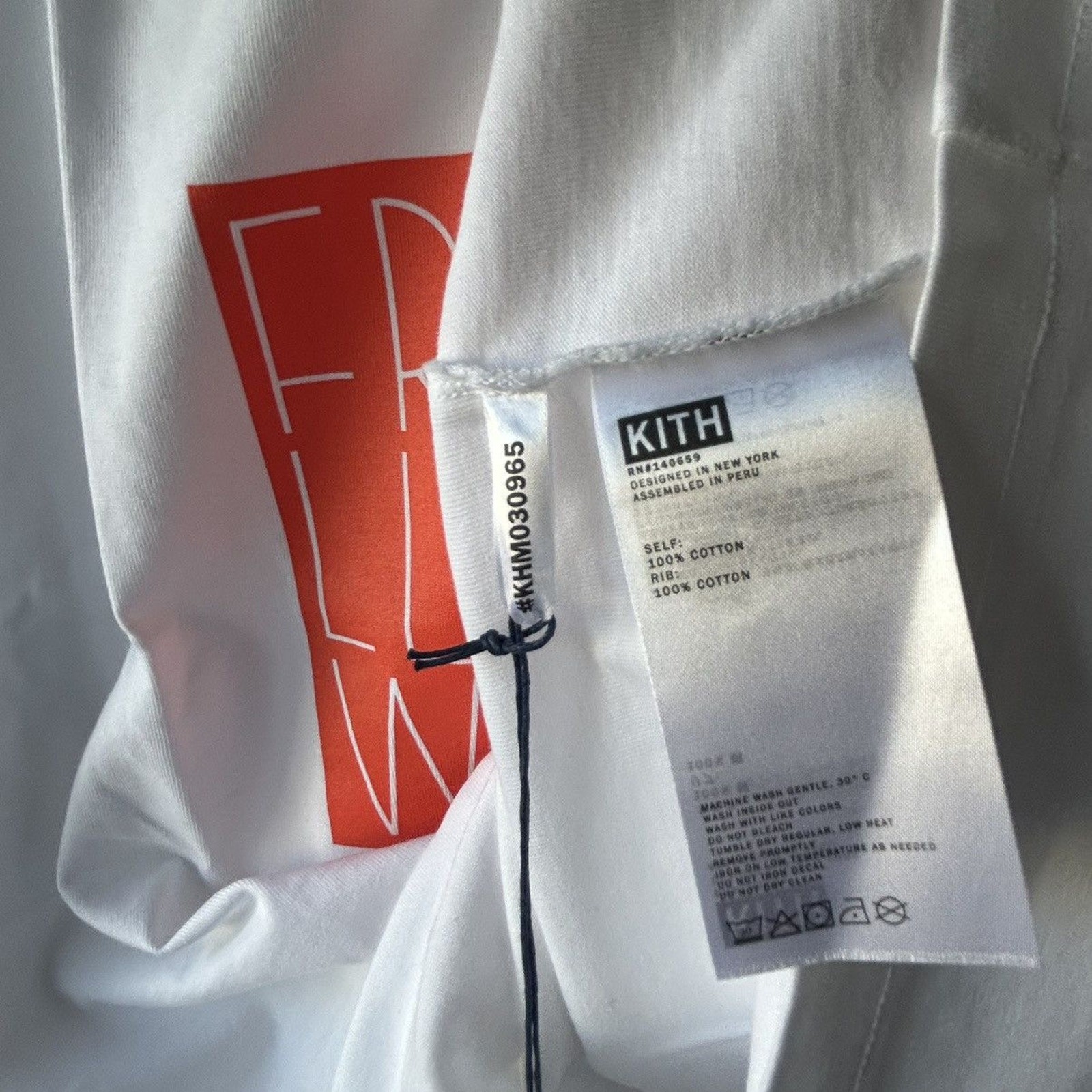 FRANK LLOYD WRiGHT FOUNDATiON BOX LOGO TEE WHiTE KiTH RONNiE FiEG ARCHiTECTURE