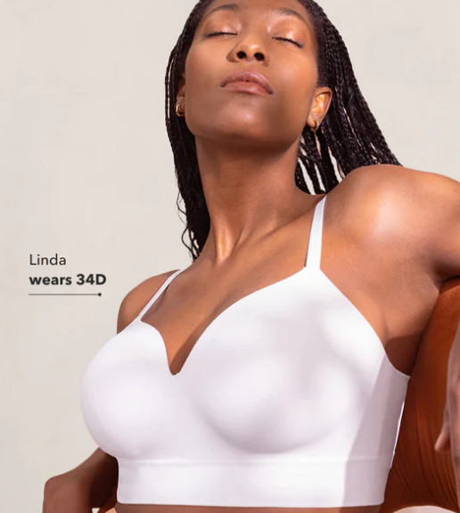 Shapermint Truekind Supportive Comfort Wireless Shaping Bra Women’s
