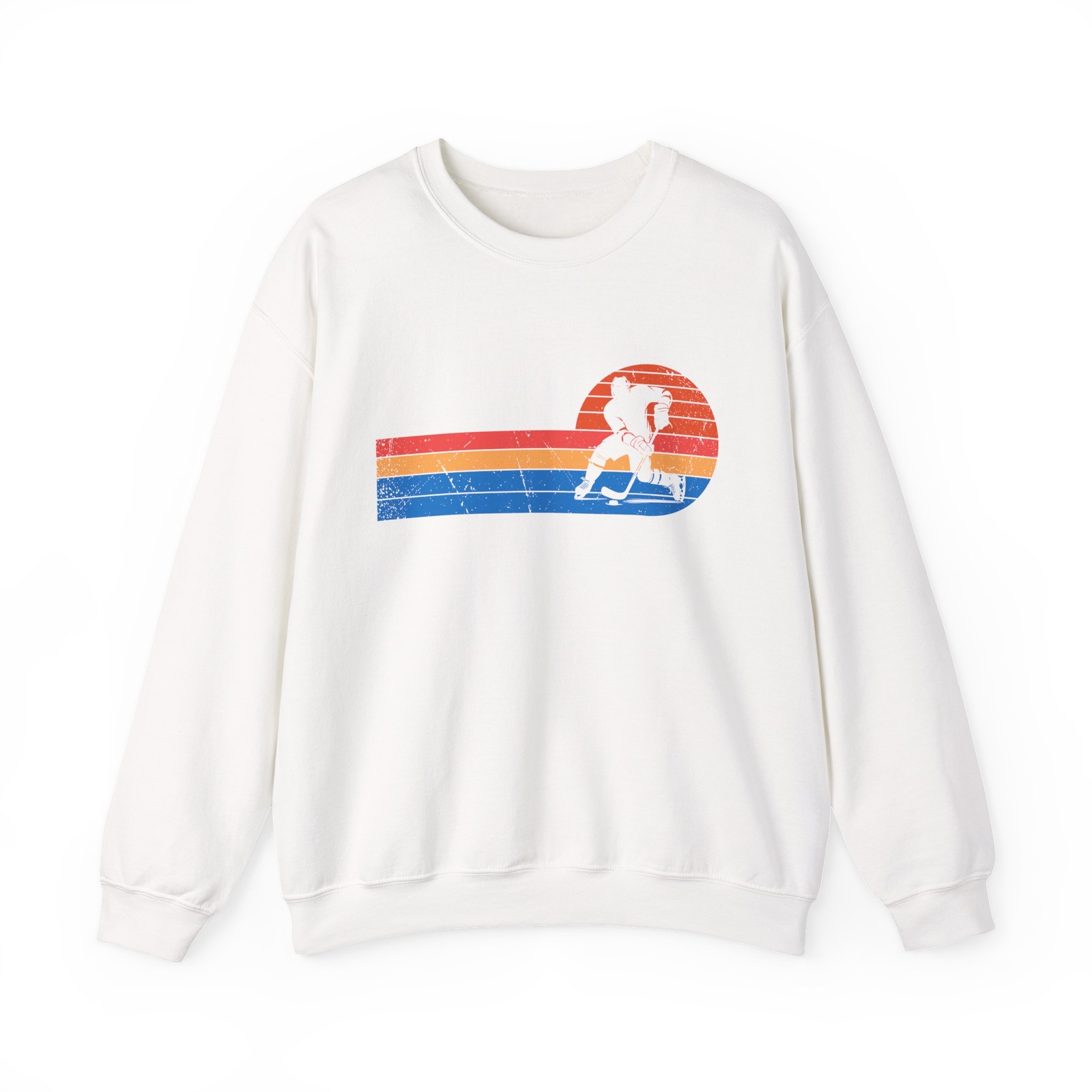 Ice Hockey Player Sweatshirt, Hockey Goalie Sports Lovers Women Men Sweatshirt