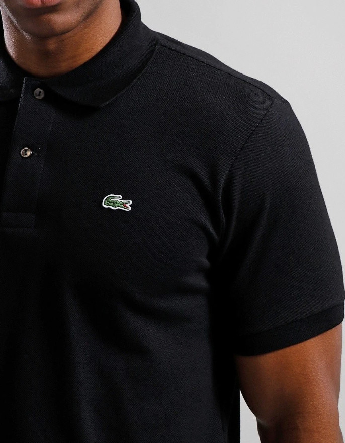 Lacoste Men’s Classic Fit Short Sleeve Pique Polo Shirt Black