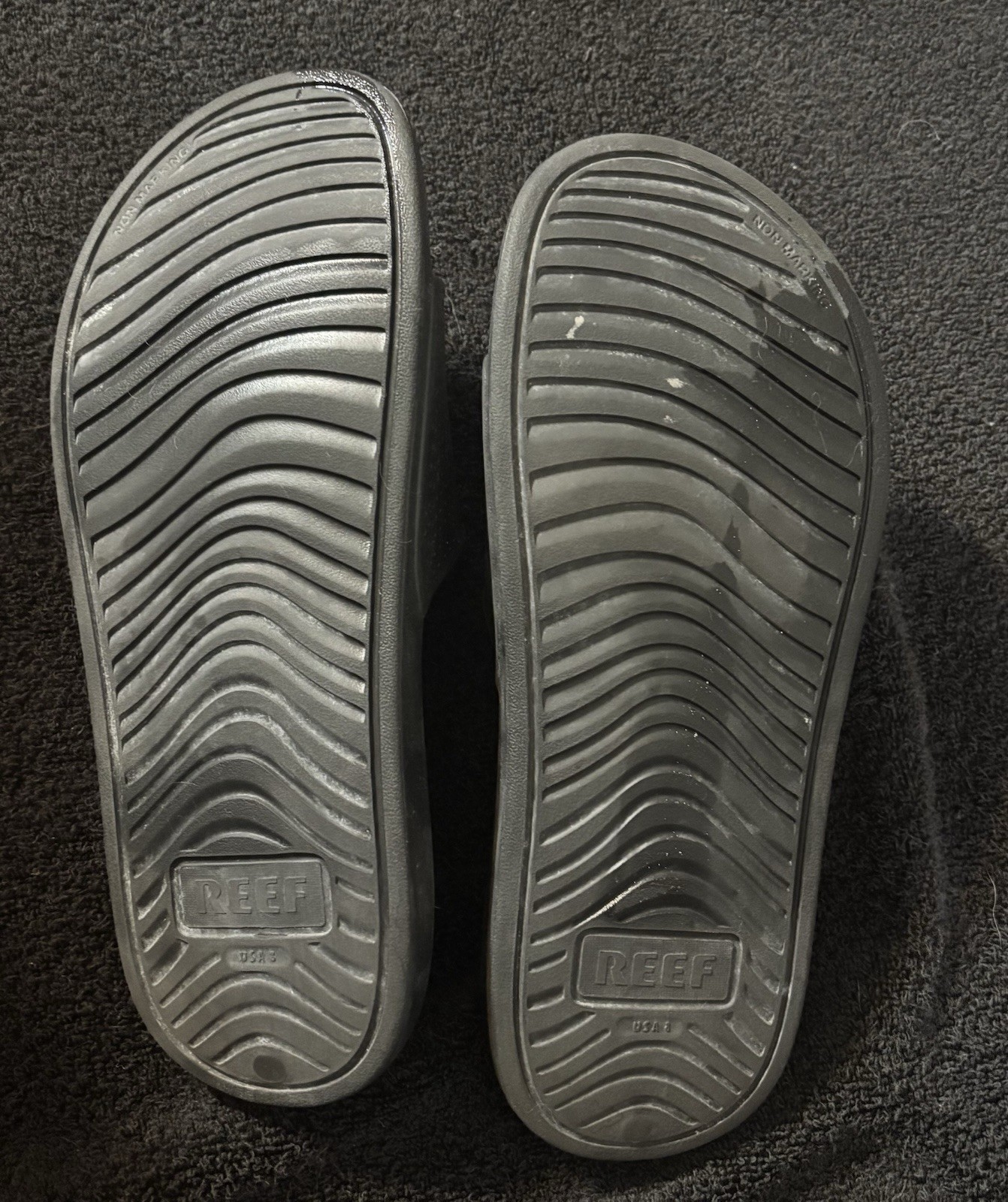 Reef Men’s Slides Black Size 8