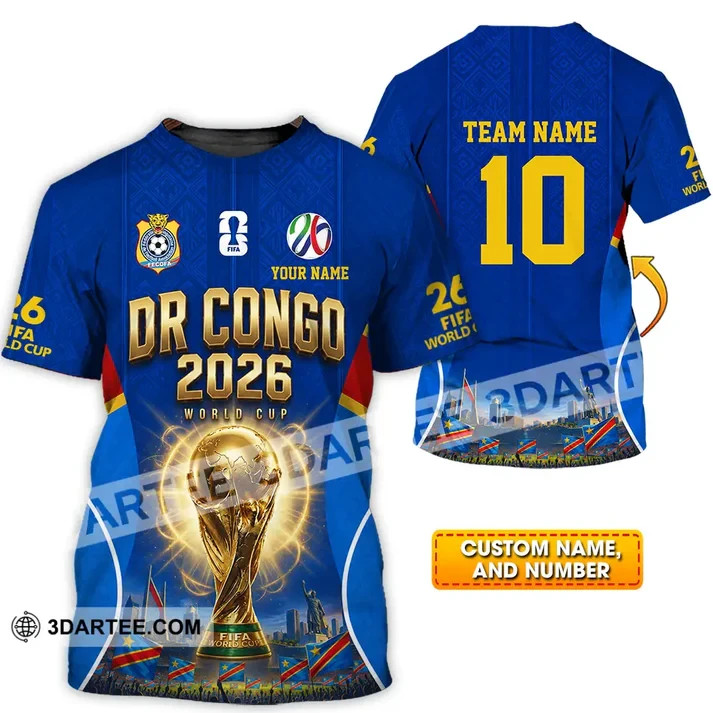 Unisex Shirt – Custom Dr Congo World Cup 2026 Shirt all size VK13454