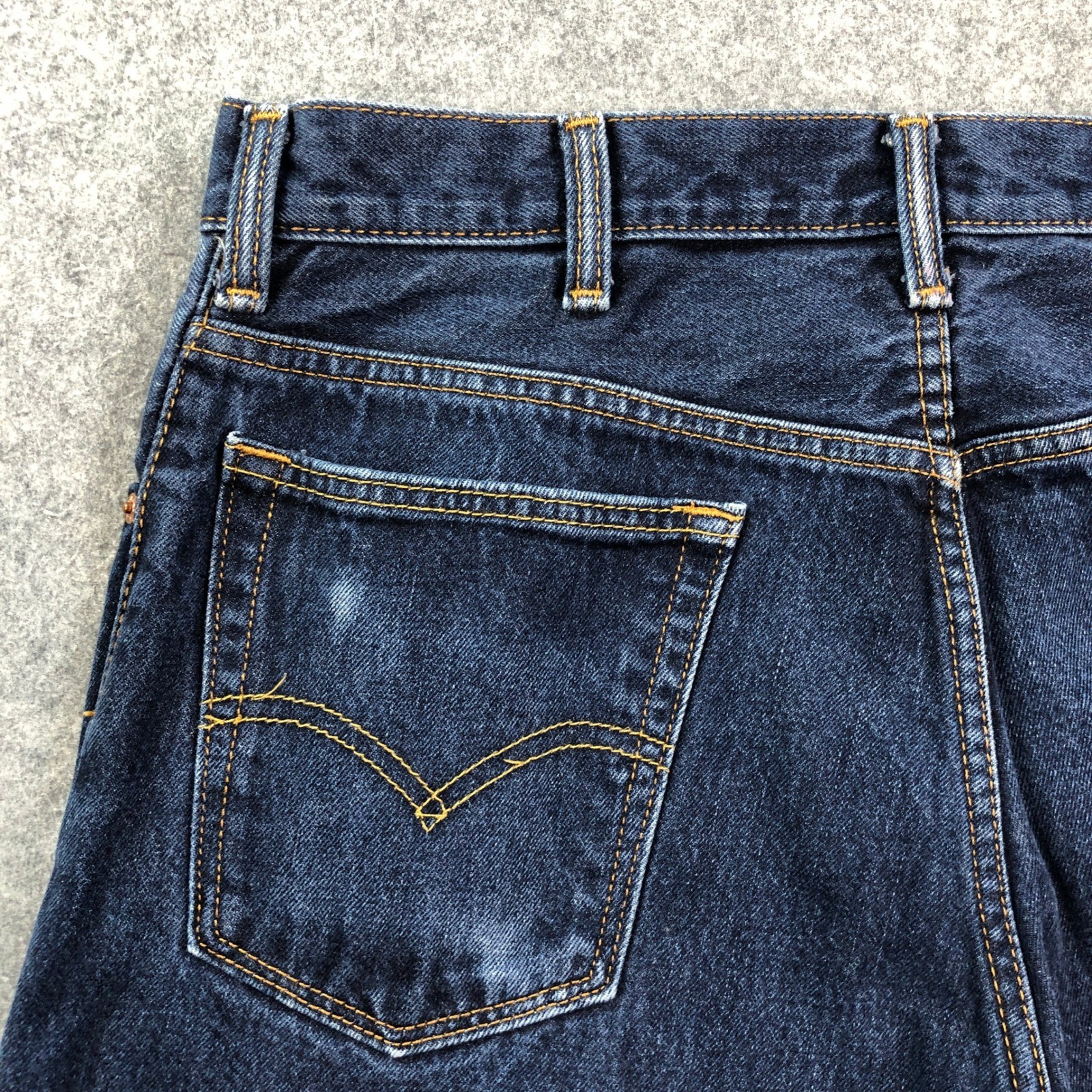 Levis 517 Mens Jeans 34×29 (fits 34×28) Bootcut Blue Dark Wash Mid Rise Denim