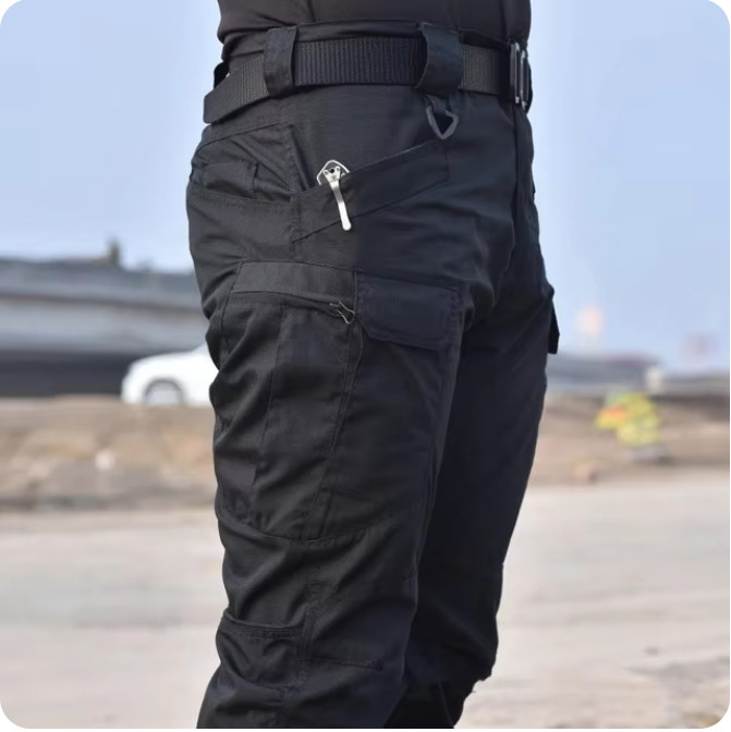 Men’s Work Cargo Pants Tactical Combat Pants Outdoor Hiking Waterproof Trousers