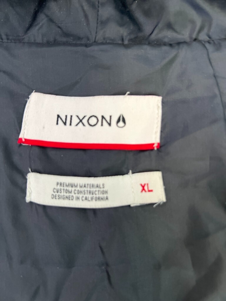 Nixon Jacket Men Extra Large Arden Hood Lightweight Pocket Work Party Core Ex