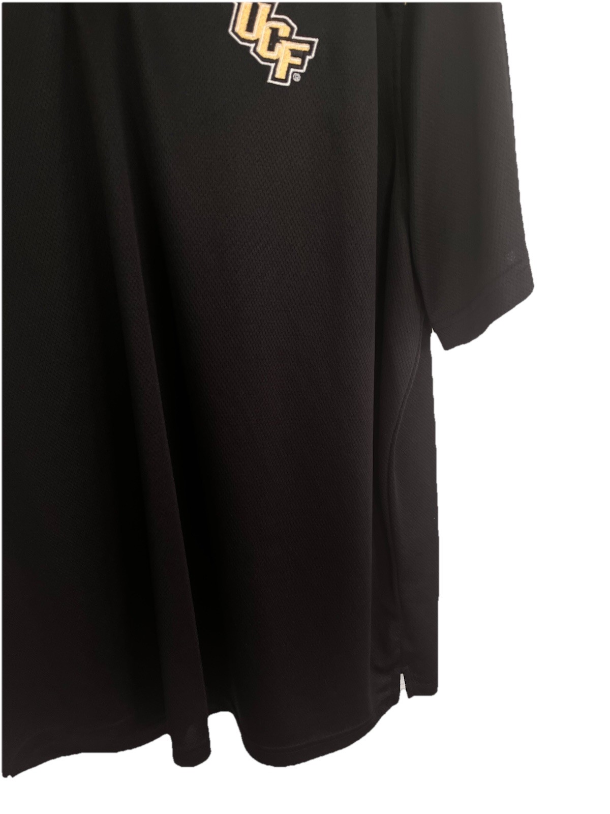 Rivalry Threads 91 UCF Knights Polo Shirt Mens 2XL 50/52 Black Walking Gym Work
