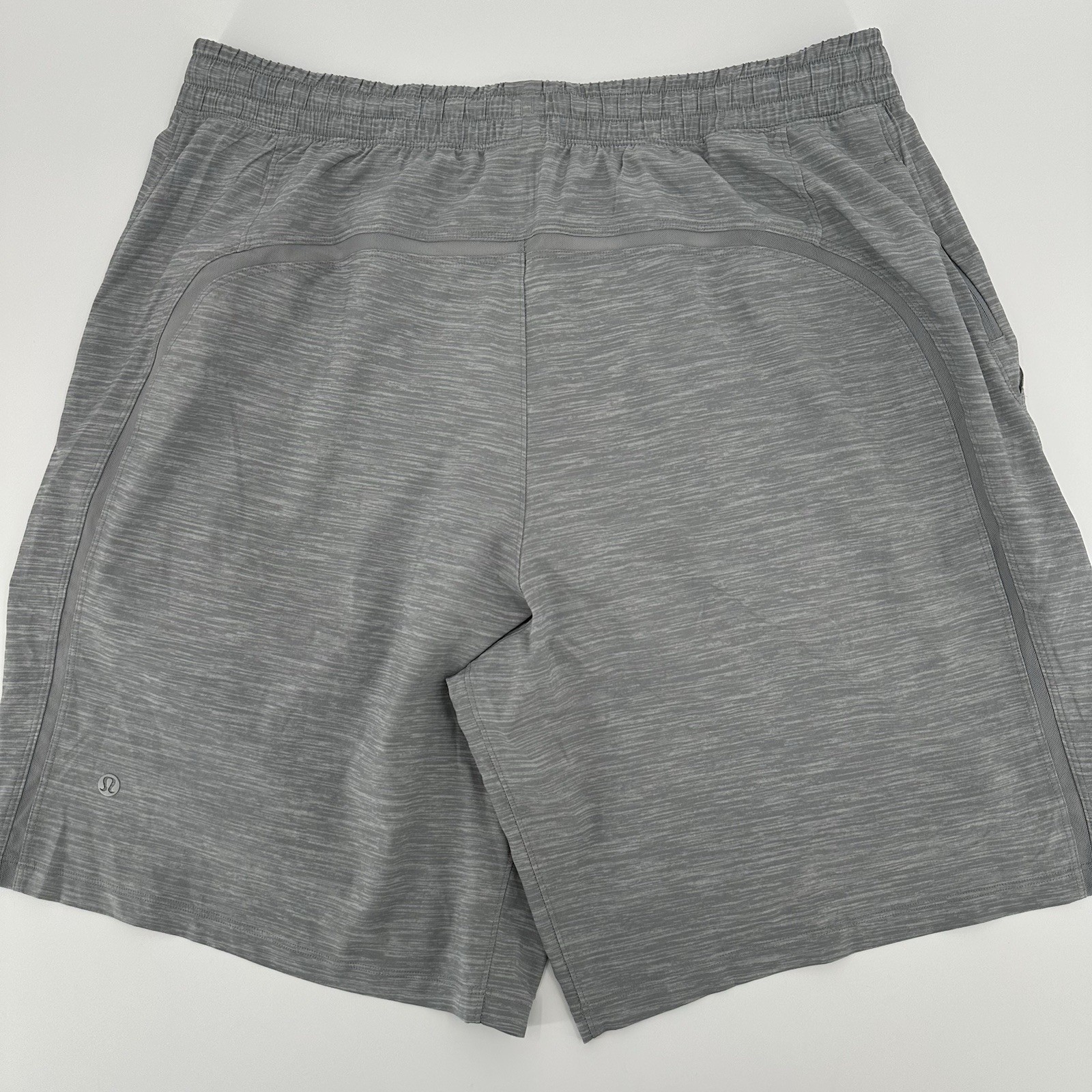 Lululemon Pace Breaker Shorts Mens XL 9” Gray Lined Performance Stretch Active