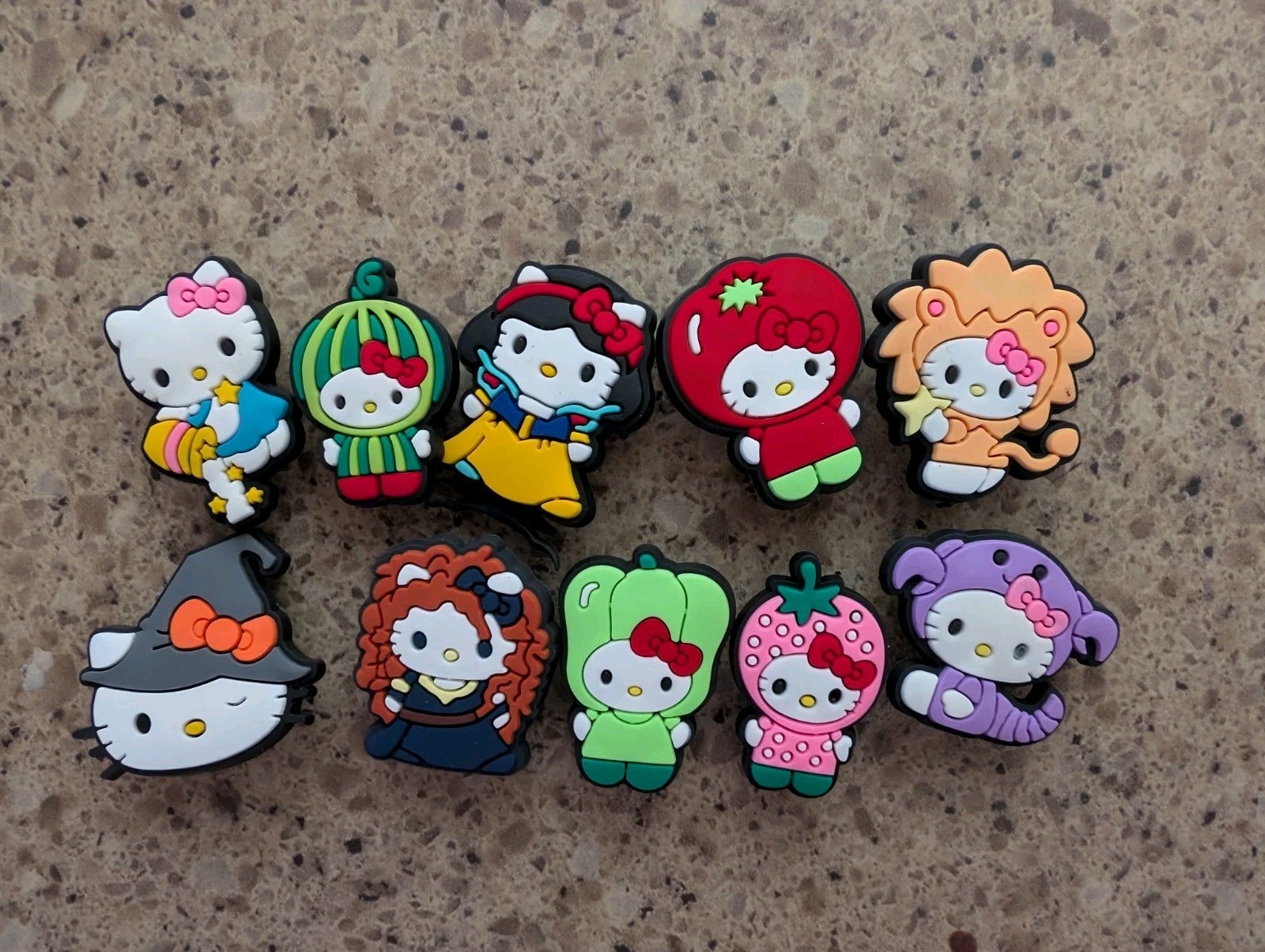 Hello Kitty Shoe Charms For Crocs (10 Piece Set)