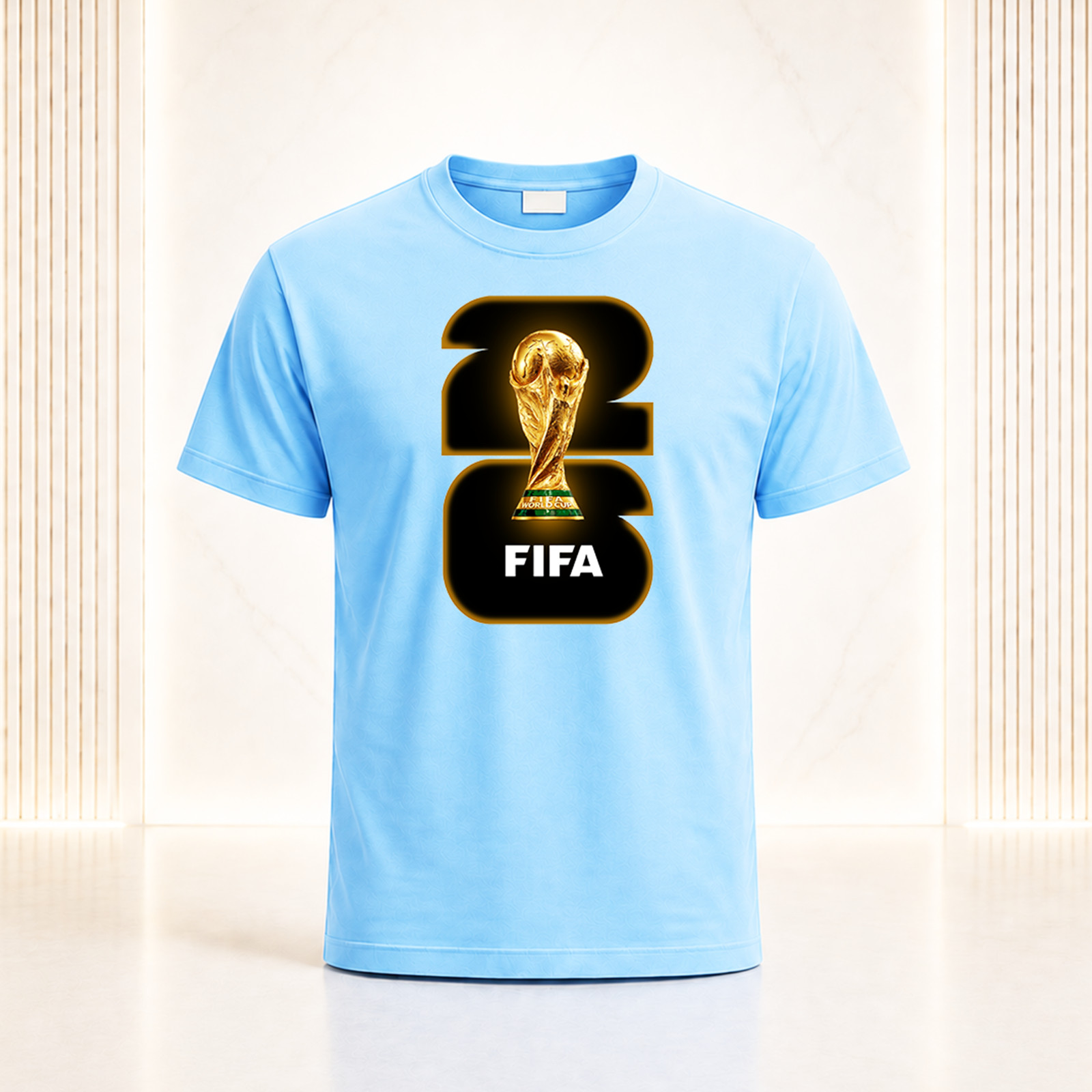 FIFA World Cup 2026 Unisex Cotton T-Shirt Soccer Fan Graphic Tee Casual Top