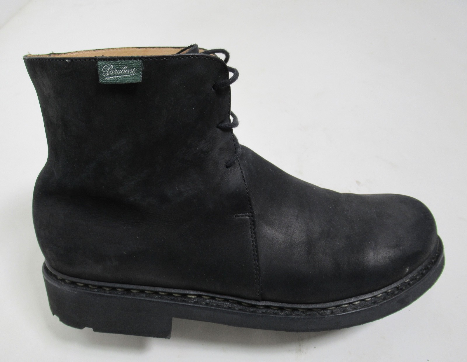 Paraboot Men’s Lace Up Leather Boot Paratex Soles Black 7.5 US / 6.5 UK / 40 EU