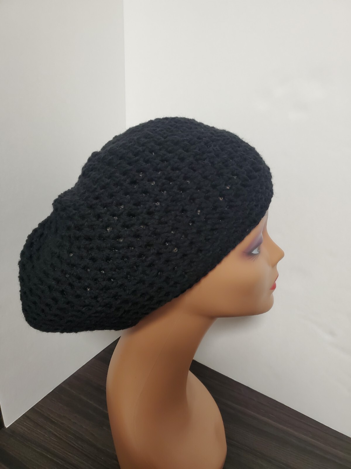 Rastafarian Crochet Slouch Hat reggae hip hop dreadlocks baggy beanie