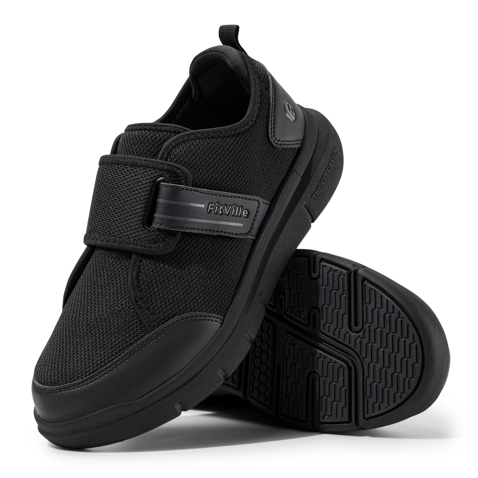 FitVille Diabetic Shoes for Men Extra Wide Walking Shoes Swollen Feet Neuropathy