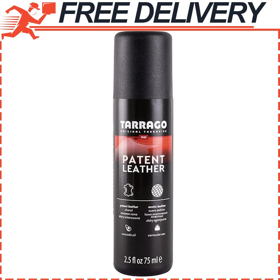 Tarrago Patent Leather Cleaner with Applicator, Shines & Enhances Leather, 75 ml