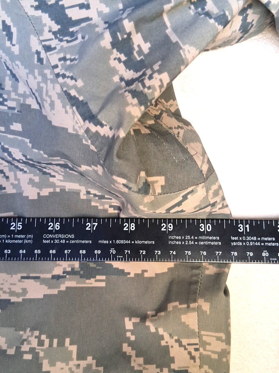 US Air Force Tennier ECWCS Wet/Dry Size XL USAF certified Camo Parka Jacket