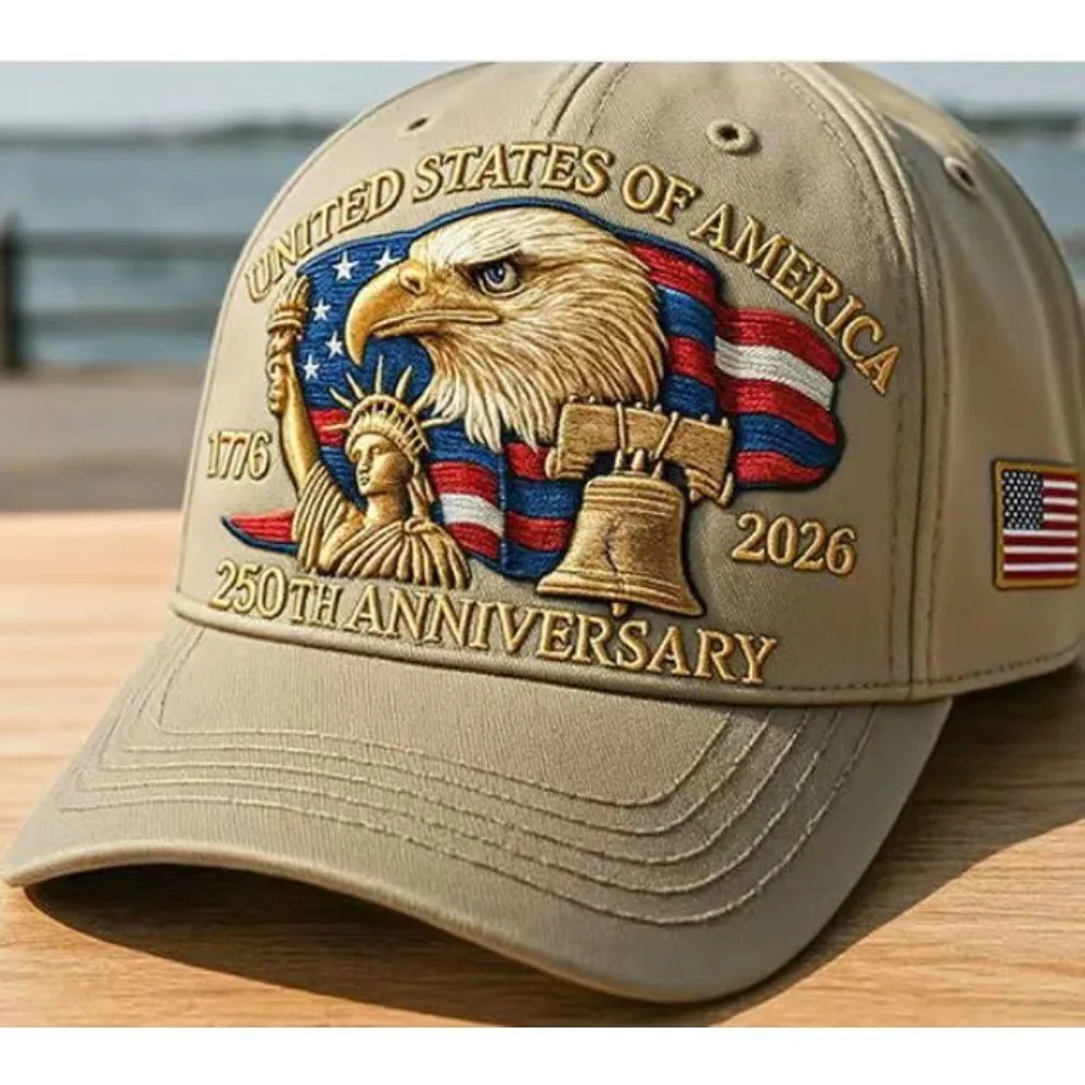 Baseball Cap United States 250th Anniversary Hat Suitable for Multiple Events