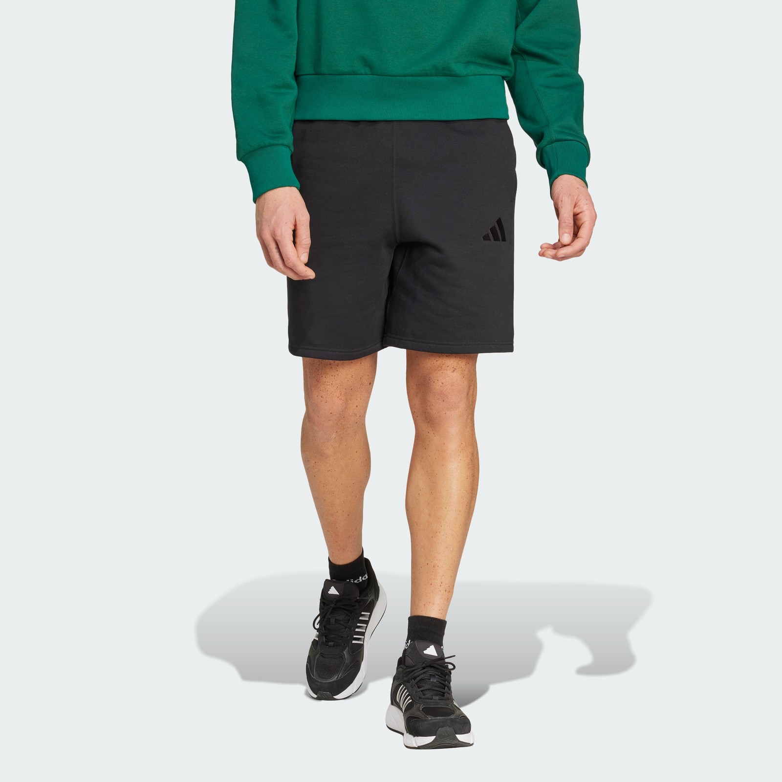adidas men ALL SZN Fleece Shorts