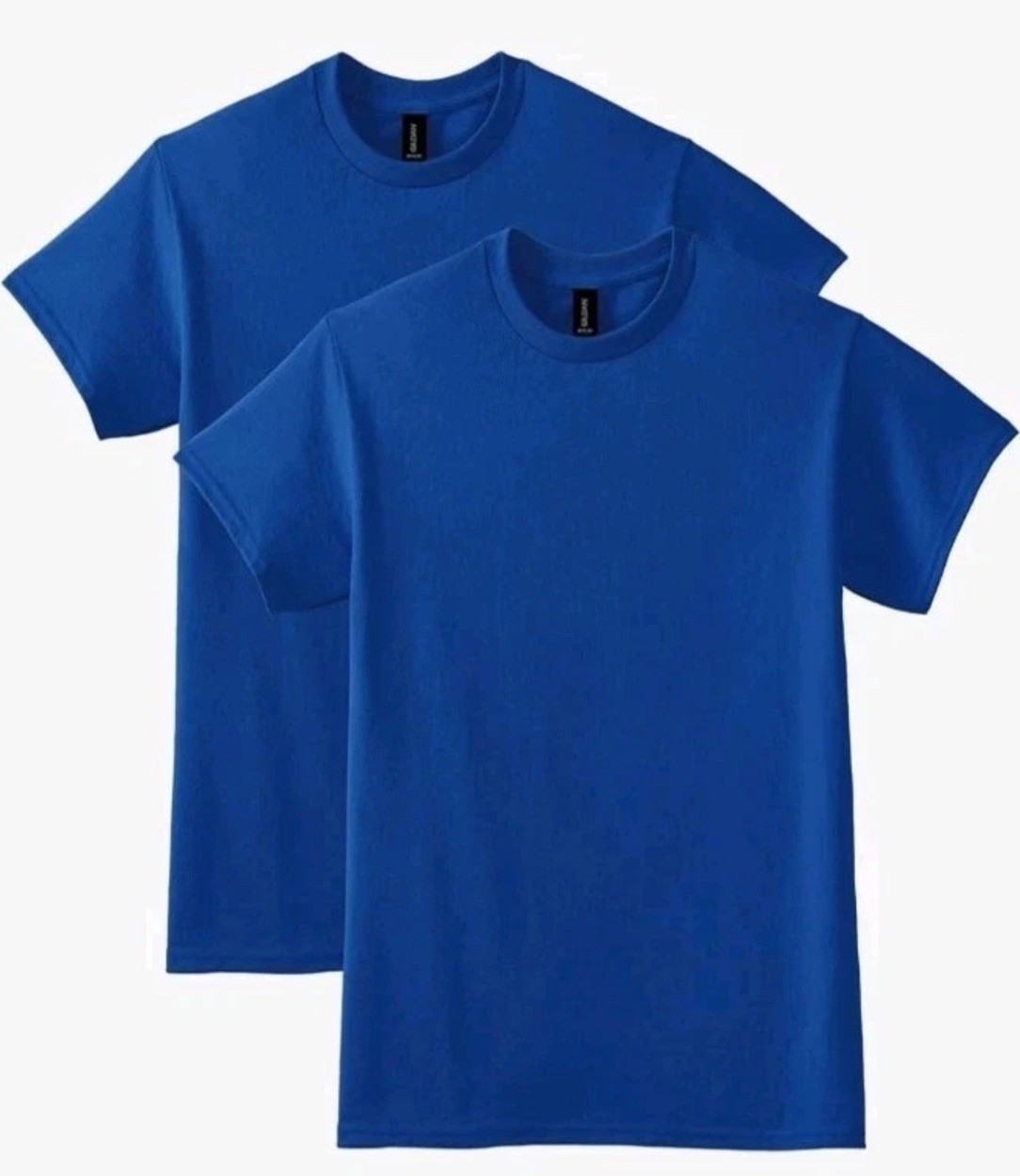 (2pack )Gildan ,DryBlend T-Shirt, Small,P, Blue.