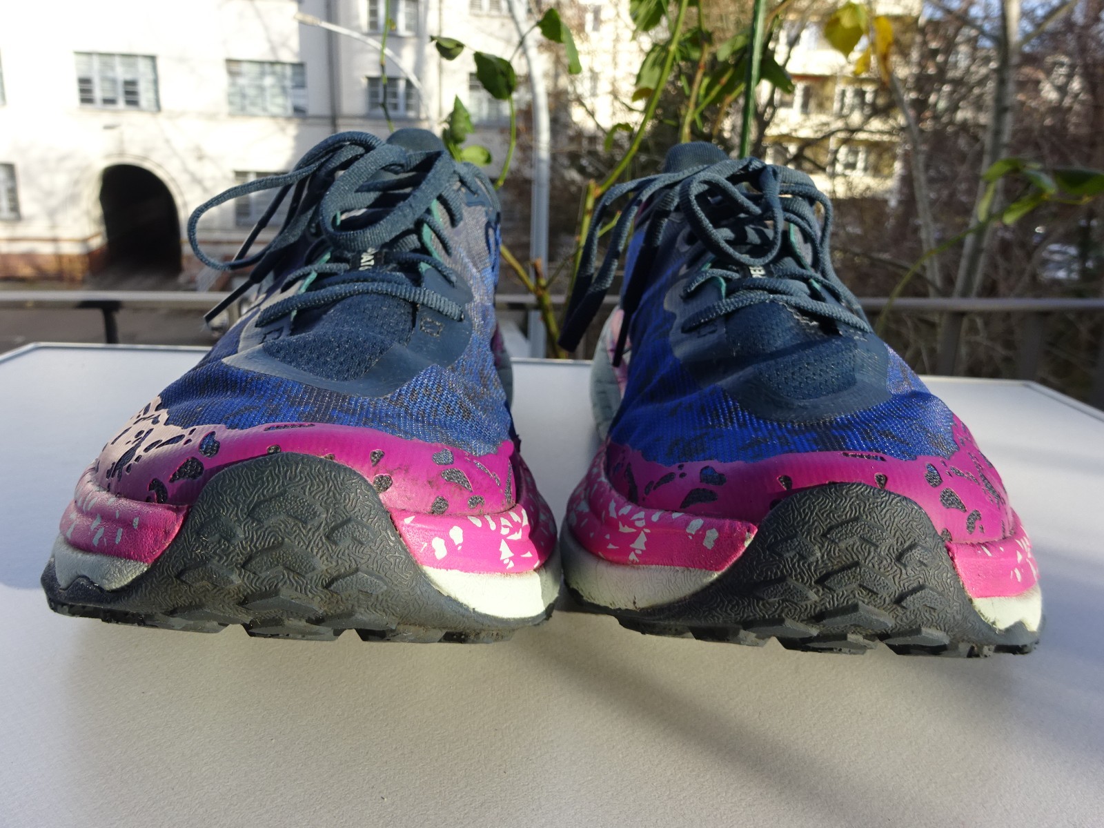 Hoka Speedgoat 6 running shoes XL extra light trainers size 46 2/3 (UK11.5EE) WIDE TOP