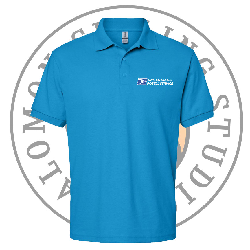 New postal Polo DryBlend Jersey Polo Embroidery Logo Pocket Size Rural Carrier